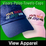 golf hats & towels