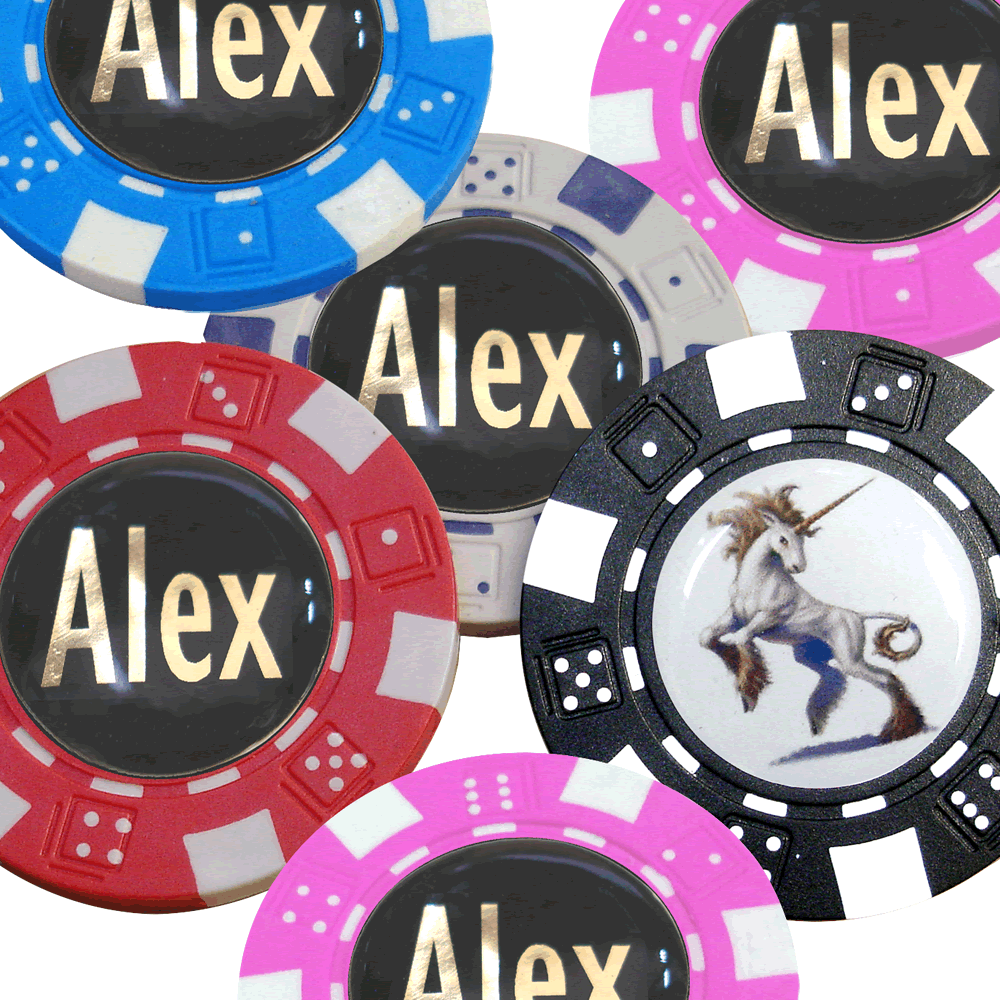 Personalised poker chip golf ball markers uk 49s